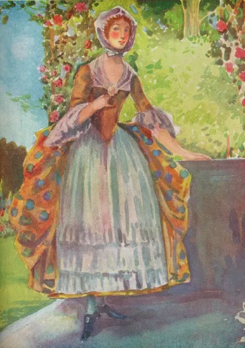 Framed Print : A Woman of the Time of George II, 1907. Artists: Dion Clayton Calthrop, King George II Framed Print : A Woman of the Time of George II, 1907. Artists: Dion Clayton Calthrop, King George II