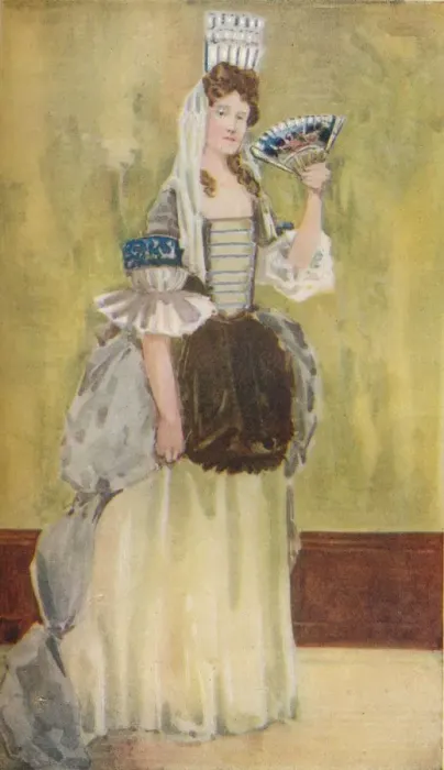 Framed Print : A Woman of the Time of William and Mary, 1907. Artist: Dion Clayton Calthrop Framed Print : A Woman of the Time of William and Mary, 1907. Artist: Dion Clayton Calthrop