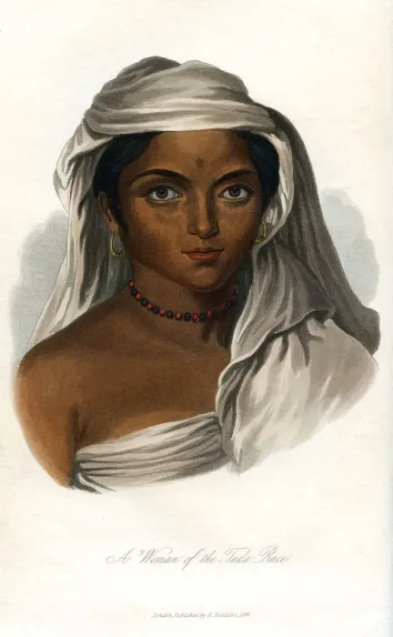 Framed Print : A Woman of the Tuda Race, 1848 Framed Print : A Woman of the Tuda Race, 1848