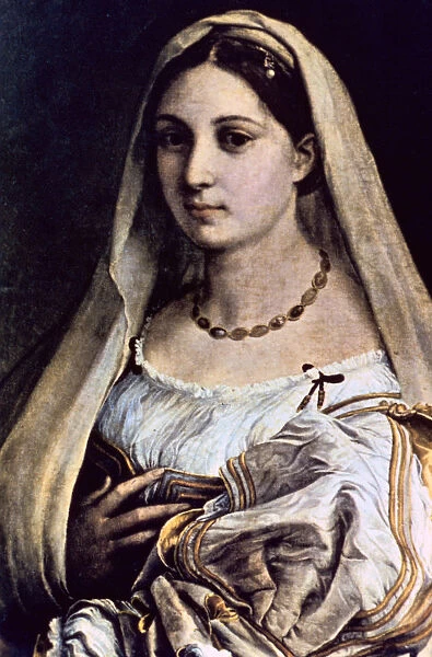 Woman with a Veil (La Donna Velata), 1512  /  13 Artist: Raphael