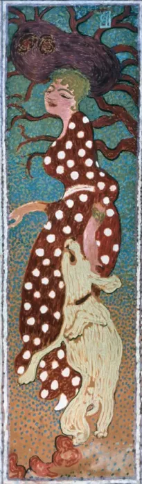 Framed Print : Woman in a White Spotted Dress, 1891. Artist: Pierre Bonnard Framed Print : Woman in a White Spotted Dress, 1891. Artist: Pierre Bonnard