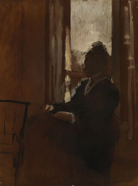Woman at the window, 1871-1872. Creator: Degas, Edgar (1834-1917)