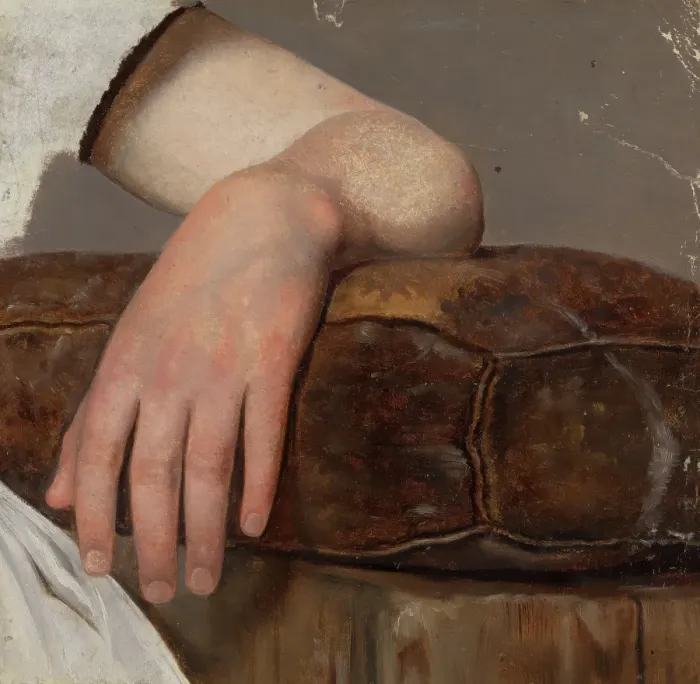 Framed Print : A Woman's Arm, c1834-1876. Creator: Adolph Tidemand Framed Print : A Woman's Arm, c1834-1876. Creator: Adolph Tidemand
