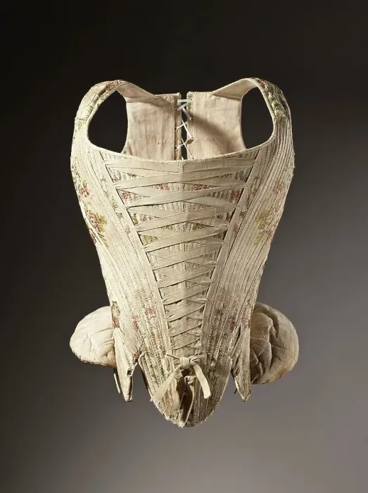 Framed Print : Woman's corset, France, between c.1730 and c.1740. Creator: Unknown Framed Print : Woman's corset, France, between c.1730 and c.1740. Creator: Unknown