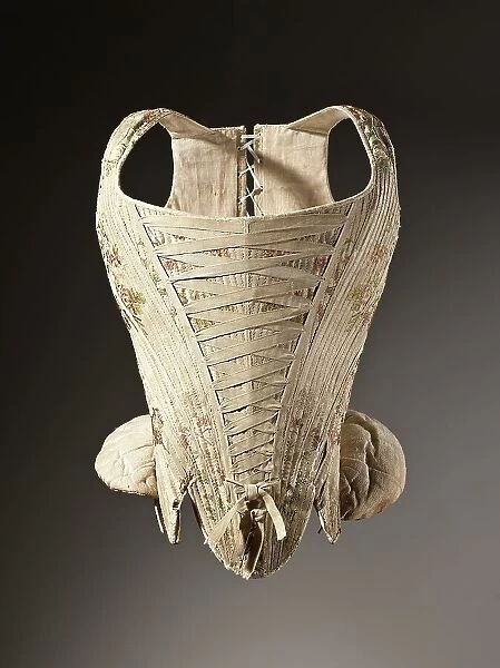 Woman's corset, France, between c.1730 and c.1740. Creator: Unknown