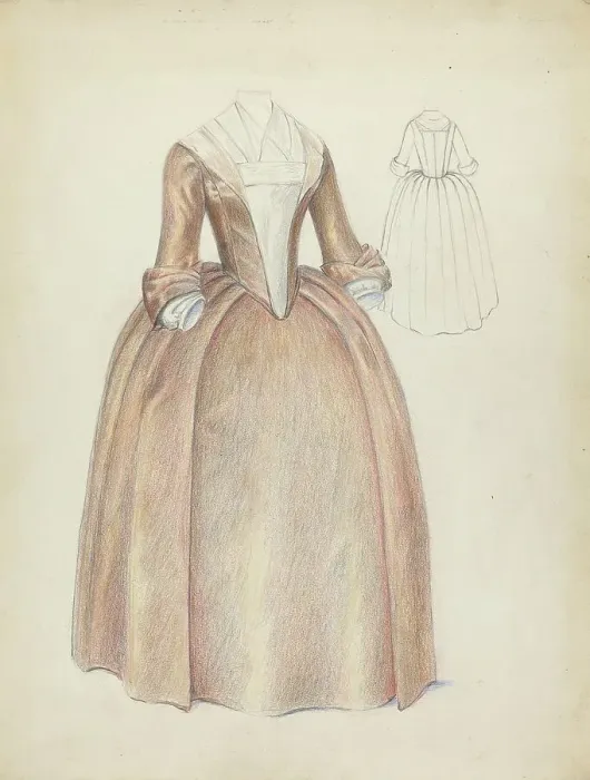 Framed Print : Woman's Dress, c. 1940. Creator: Jessie M. Benge Framed Print : Woman's Dress, c. 1940. Creator: Jessie M. Benge