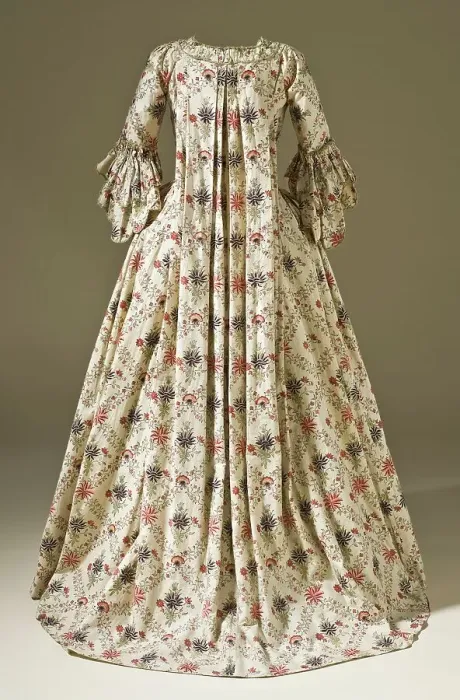 Framed Print : Woman's Robe à la française, circa 1770. c.1770. Creator: Unknown Framed Print : Woman's Robe à la française, circa 1770. c.1770. Creator: Unknown
