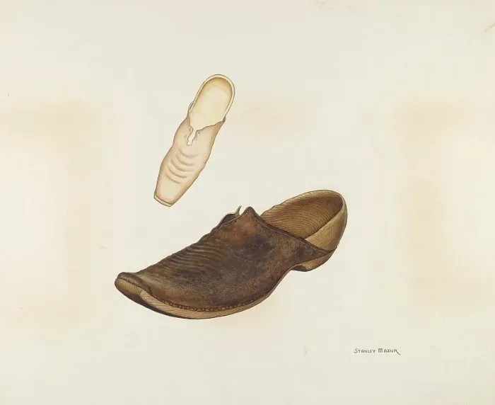 Framed Print : Woman's Sabot, c. 1937. Creator: Maxil Ballinger Framed Print : Woman's Sabot, c. 1937. Creator: Maxil Ballinger