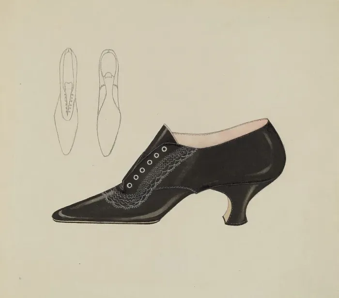 Framed Print : Woman's Shoe, 1935 / 1942. Creator: Carl Schutz Framed Print : Woman's Shoe, 1935 / 1942. Creator: Carl Schutz