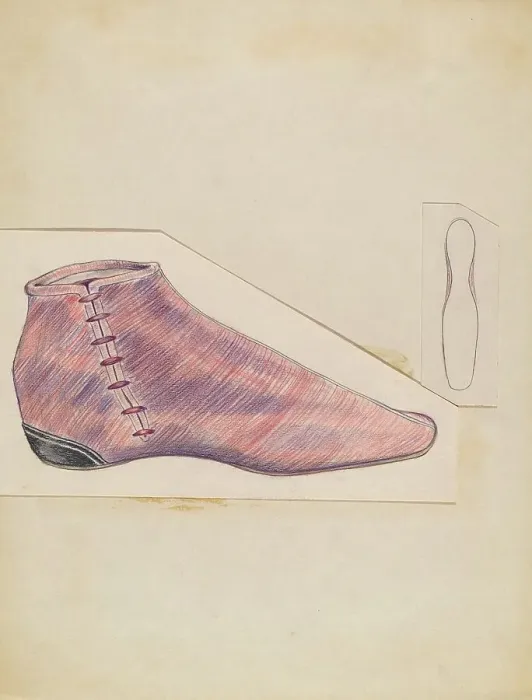 Framed Print : Woman's Shoe, 1935 / 1942. Creator: Melita Hofmann Framed Print : Woman's Shoe, 1935 / 1942. Creator: Melita Hofmann