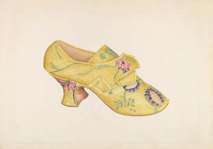 Framed Print : Womans Shoes, c. 1937. Creator: Stella Mosher Framed Print : Womans Shoes, c. 1937. Creator: Stella Mosher