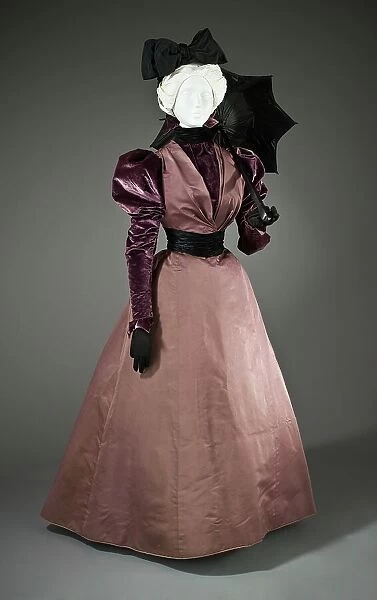 Woman's two-piece dress, c.1897. Creator: Unknown