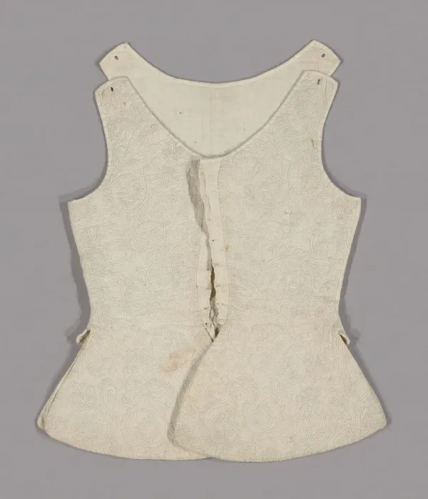 Framed Print : Womans Waistcoat, England, 1701 / 25. Creator: Unknown Framed Print : Womans Waistcoat, England, 1701 / 25. Creator: Unknown