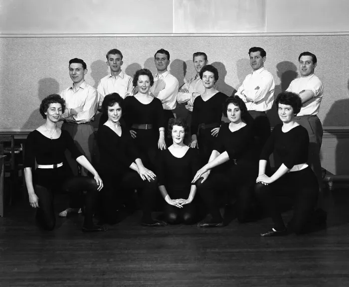 Framed Print : Wombwell Operatic Society group photograph, South Yorkshire, 1961 Framed Print : Wombwell Operatic Society group photograph, South Yorkshire, 1961
