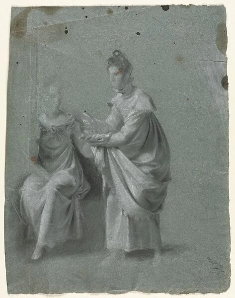 Two Women, 1800s. Creator: Anonymous; Pierre-Paul Prud hon (French, 1758-1823), circle of