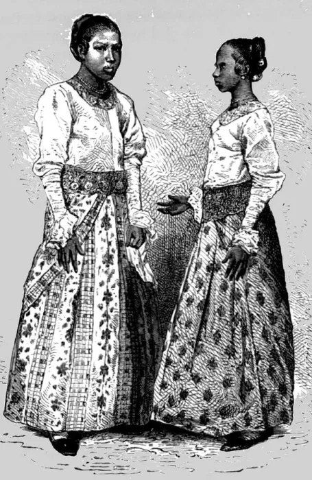 Framed Print : Women of Ceylon; Four Months in Ceylon, 1875. Creator: Unknown Framed Print : Women of Ceylon; Four Months in Ceylon, 1875. Creator: Unknown