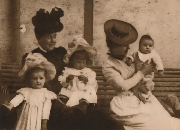 Framed Print : Women and children, 1937. Artist: Louis Guichard Framed Print : Women and children, 1937. Artist: Louis Guichard
