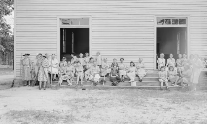 Framed Print : Women of the congregation of Wheeleys Church... Gordonton, North Carolina, 1939. Creator: Dorothea Lange Framed Print : Women of the congregation of Wheeleys Church... Gordonton, North Carolina, 1939. Creator: Dorothea Lange