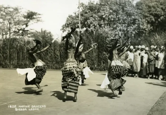 Framed Print : Women dancers performing, Sierra Leone, 20th century Framed Print : Women dancers performing, Sierra Leone, 20th century