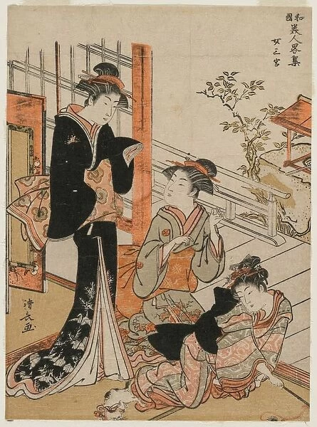 Three Women (from the series A Brief Collection of Japanese Beauties), 1781. Creator
