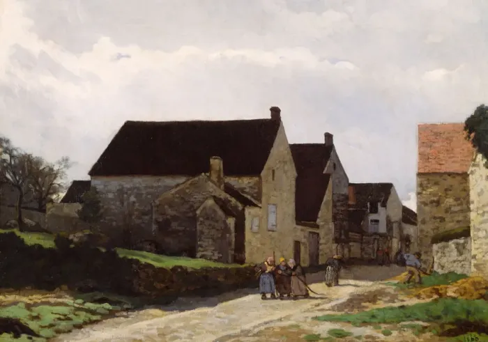 Framed Print : Women Going to the Woods, 1866. Artist: Sisley, Alfred (1839-1899) Framed Print : Women Going to the Woods, 1866. Artist: Sisley, Alfred (1839-1899)