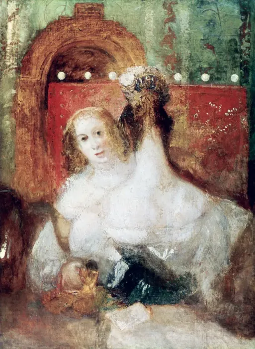 Framed Print : Two Women with a Letter, c1830. Artist: JMW Turner Framed Print : Two Women with a Letter, c1830. Artist: JMW Turner
