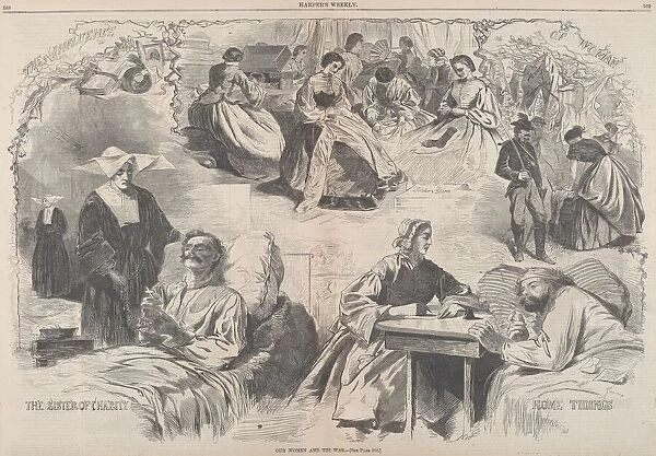Our Women and the War, published 1862. Creator: Winslow Homer