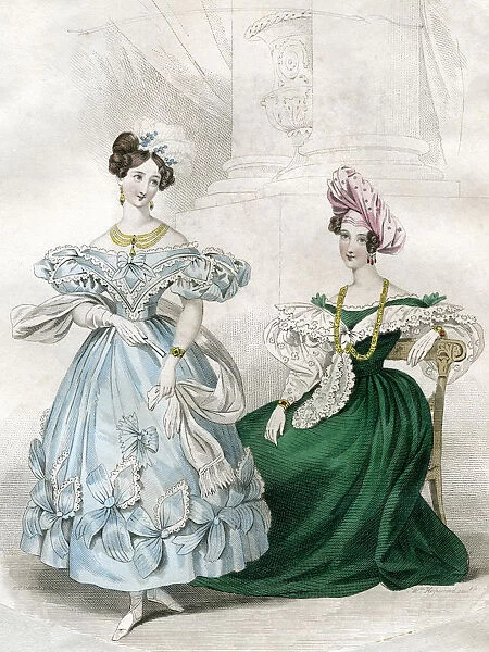 Womens fashion, c1830s(?). Artist: W Hopwood