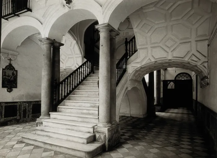Framed Print : Women's hospital, Cadiz: 18th century staircase, c1900. Creator: Unknown. Women's hospital, Cadiz: 18th century staircase, c1900. Creator: Unknown Framed Print : Women's hospital, Cadiz: 18th century staircase, c1900. Creator: Unknown. Women's hospital, Cadiz: 18th century staircase, c1900. Creator: Unknown