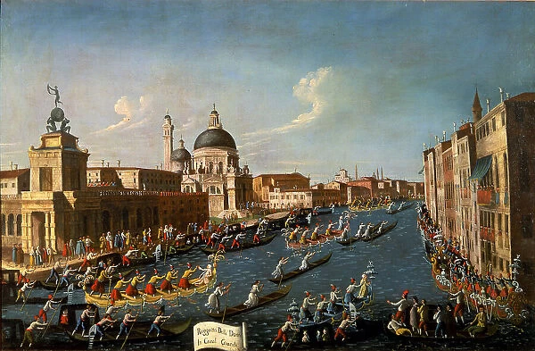The women's regatta on the Grand Canal, 1779-1792. Creator: Bella, Gabriele (1730-1799)