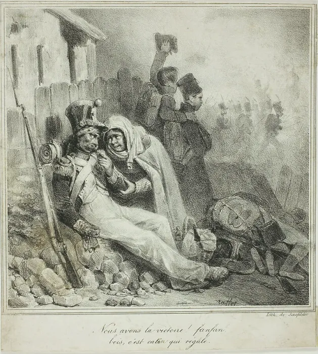 Framed Print : We Have Won!, 1825–26. Creator: Auguste Raffet Framed Print : We Have Won!, 1825–26. Creator: Auguste Raffet