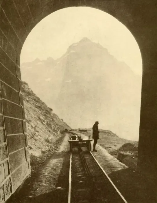 Framed Print : The Wonderful Trans-Andine Railway, 1930. Creator: ENA Framed Print : The Wonderful Trans-Andine Railway, 1930. Creator: ENA