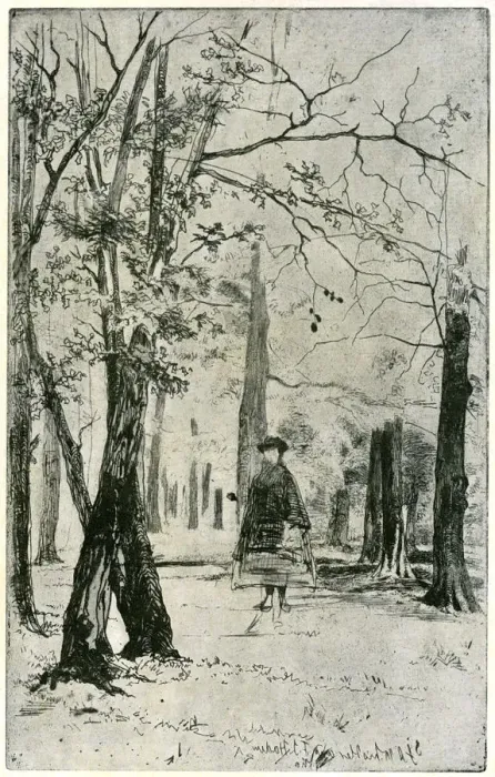 Framed Print : The Wood, 19th century (1904). Artist: James Abbott McNeill Whistler Framed Print : The Wood, 19th century (1904). Artist: James Abbott McNeill Whistler