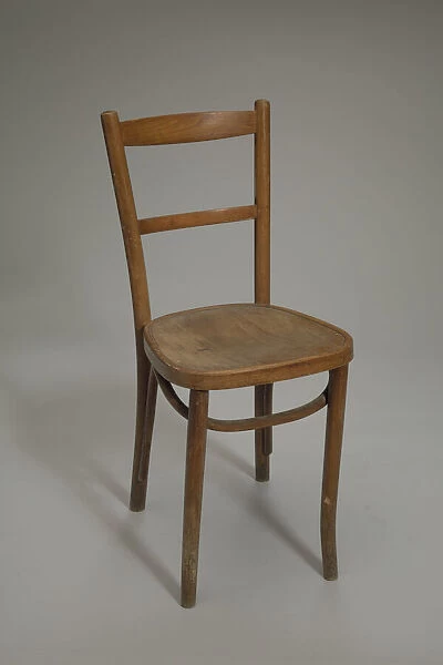 Wood chair used at Club Harlem, Atlantic City, 1955-1975. Creator: Unknown