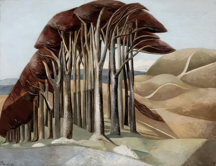 Framed Print : Wood on the Downs, 1929. Creator: Paul Nash Framed Print : Wood on the Downs, 1929. Creator: Paul Nash