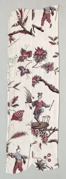 Framed Print : Woodblock Printed Textile Fragments, c. 1785. Creator: Unknown Framed Print : Woodblock Printed Textile Fragments, c. 1785. Creator: Unknown