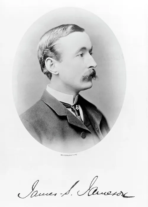 Framed Print : Woodburytype of James Sligo Jameson, c1870s. Creator: Unknown Framed Print : Woodburytype of James Sligo Jameson, c1870s. Creator: Unknown