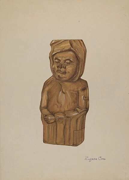 Woodcarving, c. 1937. Creator: Eugene Croe