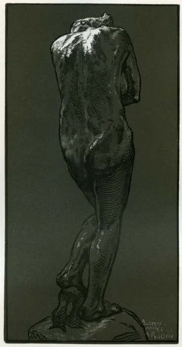 Framed Print : A woodcut after a statue by Rodin, 1898. Artist: Auguste Lepere Framed Print : A woodcut after a statue by Rodin, 1898. Artist: Auguste Lepere