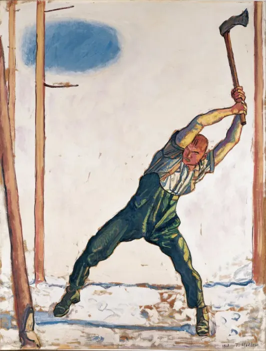 Framed Print : The Woodcutter, 1910 Framed Print : The Woodcutter, 1910