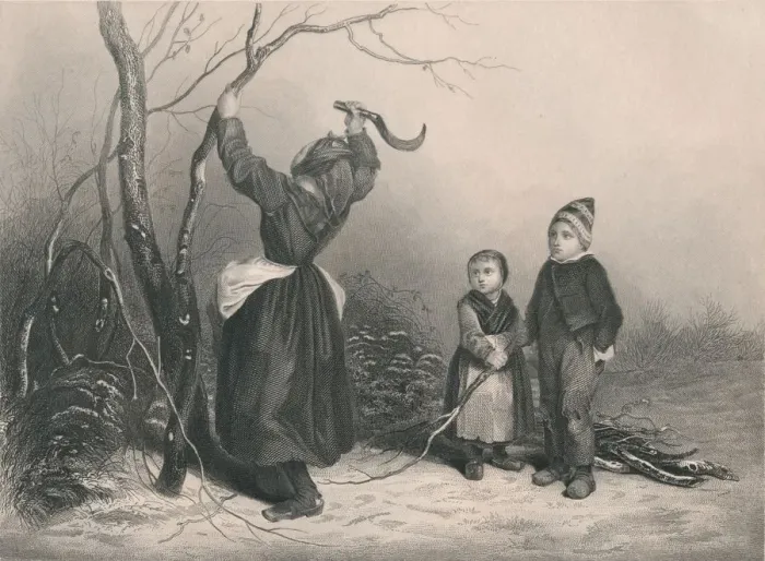 Framed Print : The Woodcutters, c1850 Framed Print : The Woodcutters, c1850