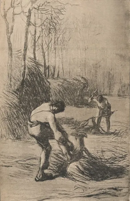 Framed Print : The Woodcutters, c1853. Artist: Jean Francois Millet Framed Print : The Woodcutters, c1853. Artist: Jean Francois Millet
