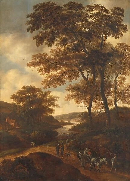 Wooded Landscape, 1640-1678. Creator: Pieter Jansz van Asch