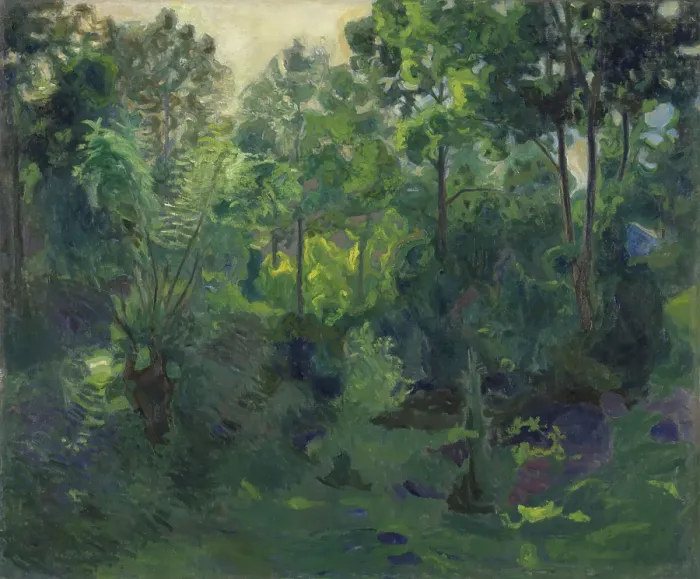 Framed Print : Wooded Landscape, 1900. Creator: Thorvald Erichsen Framed Print : Wooded Landscape, 1900. Creator: Thorvald Erichsen