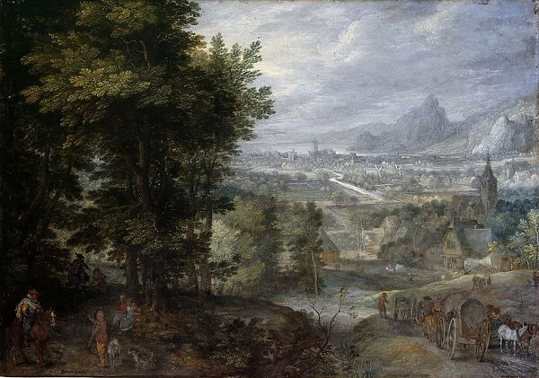 A Wooded Landscape. Artist: Brueghel, Jan, the Elder (1568-1625)