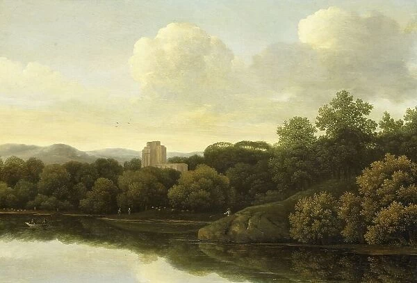 Wooded Landscape with River, 1645-1680. Creator: Johan Lagoor