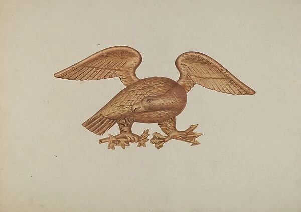 Wooden Eagle, c. 1939. Creator: Henry Murphy