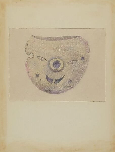 Wooden Mask, 1935 / 1942. Creator: Margaret Knapp