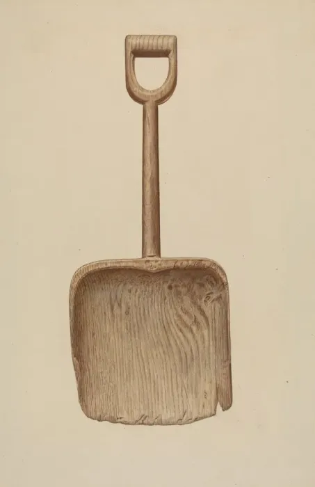 Framed Print : Wooden Shovel, c. 1938. Creator: Albert Ryder Framed Print : Wooden Shovel, c. 1938. Creator: Albert Ryder