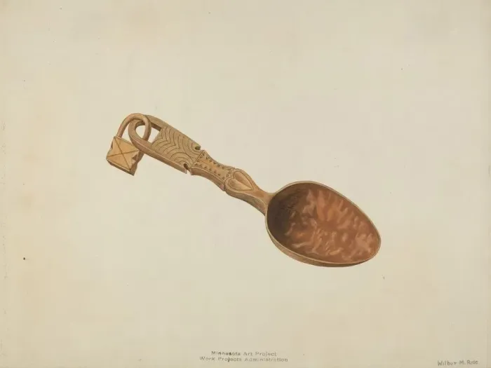 Framed Print : Wooden Spoon, c. 1937. Creator: Wilbur M Rice Framed Print : Wooden Spoon, c. 1937. Creator: Wilbur M Rice